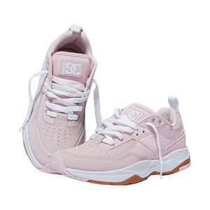 DC Women’s E. Tribeka SE Skate Shoe in Light Pink, Size 10
